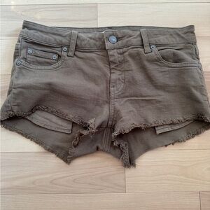 Army Green Talula shorts, size 28